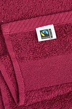 Fair Towel Gästehandtuch Bio-Baumwolle 30x50 cm, Black 30 x 50 cm, FT100GN – Bild 4