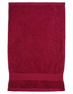 Fair Towel Gästehandtuch Bio-Baumwolle 30x50 cm – Burgundy