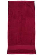 Fair Towel Handtuch Bio-Baumwolle 50x100 cm – Burgundy