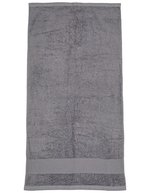 Fair Towel Handtuch Bio-Baumwolle 50x100 cm, Black 50 x 100 cm, FT100HN – Grigio chiaro