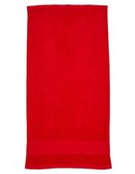 Fair Towel Handtuch Bio-Baumwolle 50x100 cm, Black 50 x 100 cm, FT100HN – Rosso