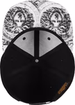 FLEXFIT Sun King Snapback Cap, Black/White One Size, FX06089SK – image 6