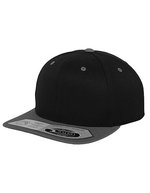 Flexfit 110 Snapback Cap mit Schweißband – Black/Grey