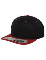 Flexfit 110 Snapback Cap mit Schweißband – Black/Red