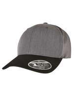 FLEXFIT Melange Mix Cap mit verstellbarem Rückengurt – Dark Grey/Black