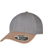 FLEXFIT Melange Mix Cap mit verstellbarem Rückengurt – Grey/Khaki