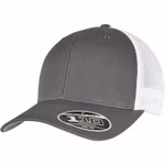 FLEXFIT 110 Mesh Cap con Snapback, Charcoal/White One Size, FX110MT – immagine 3