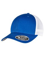 FLEXFIT 110 Mesh Cap mit Snapback, Black/White One Size, FX110MT – Reale/Bianco