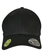 Flexfit 110 Organic Cap mit Visor – Black
