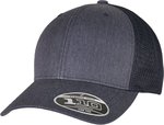 Flexfit Melange Trucker Cap mit Mesh, Heather Navy One Size, FX110PT – Bild 1