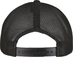 FLEXFIT Recycelte Trucker Cap mit Mesh-Rückseite, Black One Size, FX110RA – Bild 4
