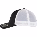 FLEXFIT Recyceltes 2-Tone Trucker Cap, Black/White One Size, FX110RT – immagine 5