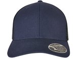 FLEXFIT Strukturierte Canvas-Trucker Cap mit Mesh, Navy/Black One Size, FX110ST – Bild 3