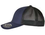 FLEXFIT Strukturierte Canvas-Trucker Cap mit Mesh, Navy/Black One Size, FX110ST – Bild 5