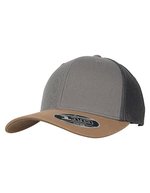 Flexfit 110 Trucker Cap mit Mesh-Rückseite – Earth Tones/Indian Tan/Gunmetal