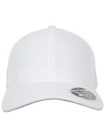 FLEXFIT Hybrid Cap mit Rautenmuster – White