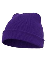 Flexfit Heavyweight Beanie 100% Polyacryl, Charcoal One Size, FX1500KC – Purple