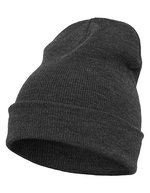 FLEXFIT Heavyweight Long Beanie aus 100% Polyacryl, Maroon One Size, FX1501KC – Charcoal