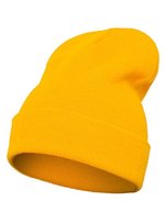 FLEXFIT Heavyweight Long Beanie aus 100% Polyacryl, Maroon One Size, FX1501KC – Gold