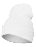 FLEXFIT Heavyweight Long Beanie aus 100% Polyacryl, Maroon One Size, FX1501KC – White
