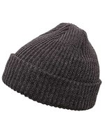 FLEXFIT Ripp-Strick Beanie für Fisherman Look, Black One Size, FX1502RB – Anthracite