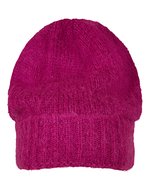 Flexfit Soft Acrylic Beanie mit Rippbündchen, Black One Size, FX1503A – Fuchsia
