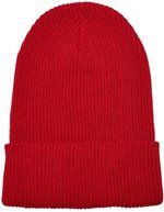 FLEXFIT Recycelte Rippenstrick Mütze Schwarz, Black One Size, FX1504RY – Rosso