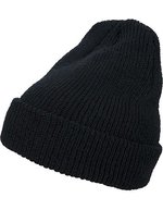 Extra lange Strick Beanie aus Polyacryl – Black