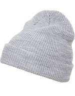 Extra lange Strick Beanie aus Polyacryl – Heather Grey