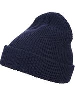 Extra lange Strick Beanie aus Polyacryl – Navy
