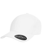 Flexfit Delta Cap mit Gummizug, Maroon S/M, FX180 – Bianco