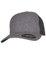 Flexfit Delta® Carbon Cap - 2 Tone, Melange Blue/Melange Charcoal L/XL, FX180T – Bild 2