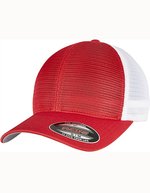 Flexfit 360 Omnimesh Cap 2-Tone, Black/White L/XL, FX360T – Red/White