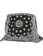 FLEXFIT Bandana Print Bucket Hat knautschbar – Black/White