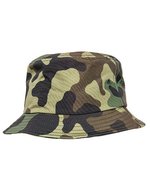 FLEXFIT Green Camo Bucket Hat mit Krempe, Green Camo One Size, FX5003CB – Bild 2