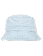 FLEXFIT Denim Bucket Hat mit Krempe, Black/Grey One Size, FX5003DB – Bleu clair