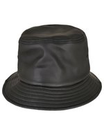 Flexfit Cappello a secchiello effetto pelle sintetica, Black One Size, FX5003IL – Bild 4