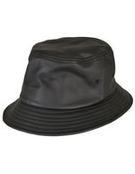 Flexfit Cappello a secchiello effetto pelle sintetica, Black One Size, FX5003IL – Bild 5