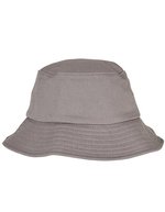 FLEXFIT Bucket Hat aus Baumwolle-Elasthan für Kinder, Black One Size, FX5003KH – Gris
