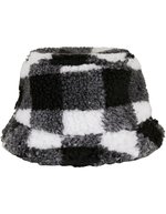 FLEXFIT Sherpa Karomuster Bucket Hat, White Sand/Toffee One Size, FX5003SC – Bianco/Nero