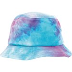 FLEXFIT Batik Bucket Hat mit umlaufender Krempe, Purple/Turquoise One Size, FX5003TD – Bild 3