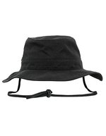 FLEXFIT Angler Hut mit Hutschnur, Black One Size, FX5004AH – Bild 2