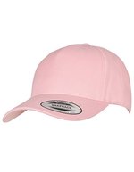 FLEXFIT 5-Panel Snapback Cap mit Curved Visor, Balladblue One Size, FX5789M – Prism Pink