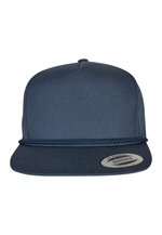 FLEXFIT 5-Panel Poplin Golf Cap mit Snapback, Black One Size, FX6002 – Bild 3