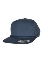FLEXFIT 5-Panel Poplin Golf Cap mit Snapback, Black One Size, FX6002 – Bild 6