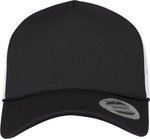 FLEXFIT Foam Trucker Cap mit Curved Visor, Black/Black One Size, FX6005FC – Bild 3