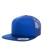 FLEXFIT Foam Trucker Cap mit Snapback-Verschluss, Black One Size, FX6005FF – Royal
