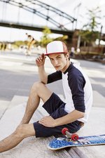 FLEXFIT Foam Trucker Cap mit Schwammfront, Red/White One Size, FX6005FW – Bild 1