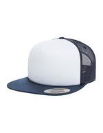 FLEXFIT Foam Trucker Cap mit Schwammfront – Navy/White/Navy