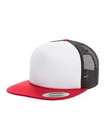 FLEXFIT Foam Trucker Cap mit Schwammfront – Red/White/Black